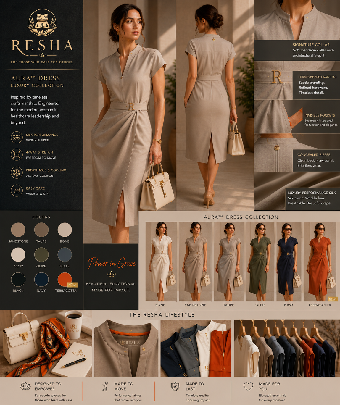 Aura Dress™ lookbook chapter