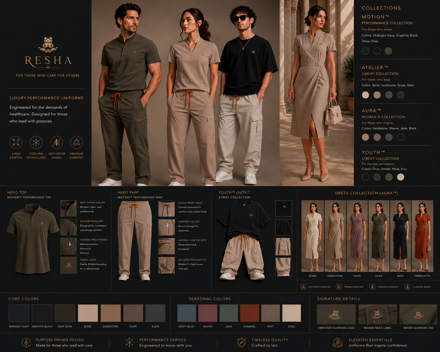 RESHA apparel system supporting the Thread Initiative